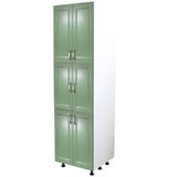 Soldat 60 cu 6 usi Zebra MDF verde drept